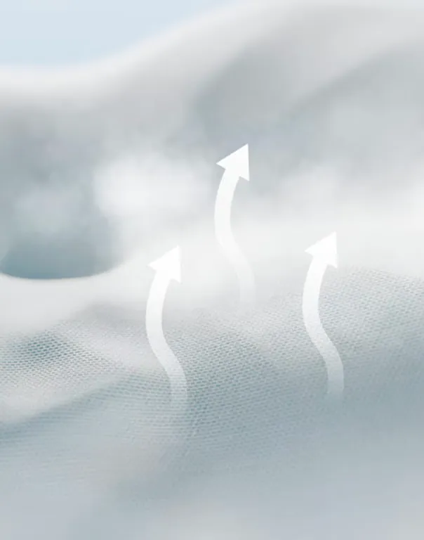 Derila Ergo breathable pillow construction